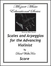 Scales and Arpeggios for the Advancing Violinist P.O.D cover